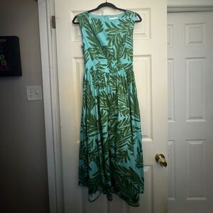 NWT Corey Lynn Calter Boat Neck A-line Midi dress size small
